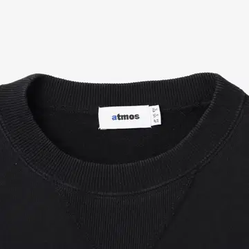 atmos Flocky Print Sweatshirt BLACK