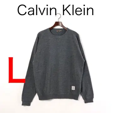 H4717-118 캘빈클라인 크루넥 스웨터 Y2K