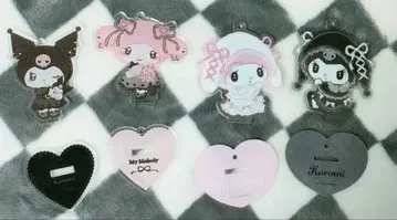 멜로쿠로 마이멜로디 쿠로미 산리오 아크릴 스탠드 키링 산리오