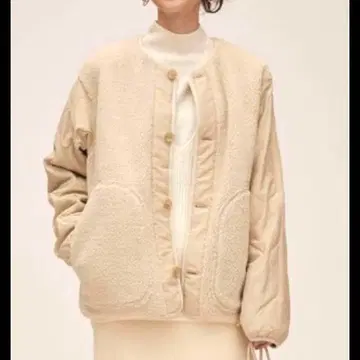 LA9116 택 포함 새상품 플라스테 리버서블 보아 플리스 자켓 S