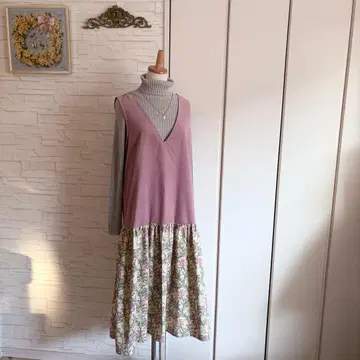 가을/겨울 코듀로이 윌리엄 모리스 도킹 원피스 모리스