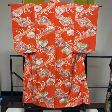 여자아이 기모노 앤티크 13참배 시치고산