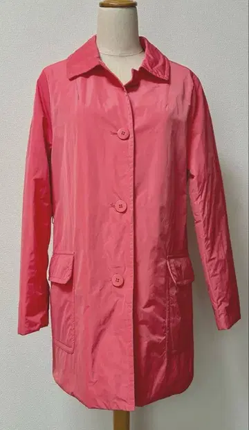 미사용 두클라쎄 충전솜 스텐카라 코트 벨트 포함 빅 사이즈