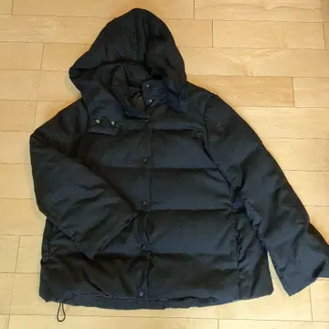 RonHerman 후드 부착 블랙 다운 자켓 XS