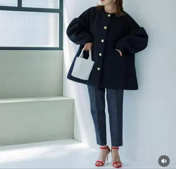 Listen bonding coat 블랙 컨디션 최상