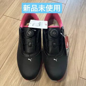PUMA 골프화 블랙/핑크