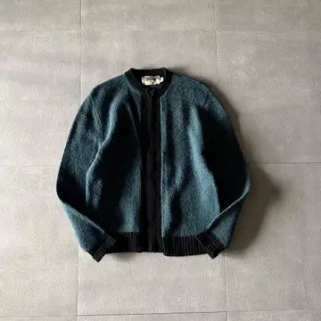 60's Darwin zip up mohair cardigan