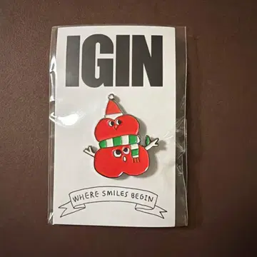 IGIN 핀 배지 크리스마스 마켓 BTS JIN 진 팝업