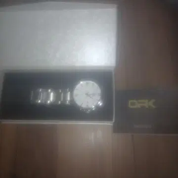 ORK 아날로그 손목시계 실버