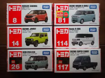 토미카 경차 6대 세트 묶음 판매 미사용 새상품 상자 없음