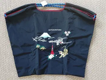 새상품 KEITAMARUYAMA 에코백 후지산 도쿄 타워 자수