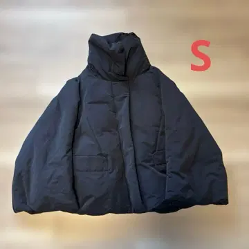 유니클로+J 블랙 하이브리드 다운 자켓 S