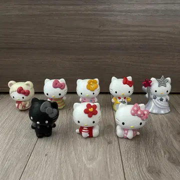 산리오 헬로키티 50주년 기념 제일복권 피규어 8점 세트 모음