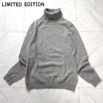 LIMITED EDITION 캐시미어 100% 터틀넥 니트