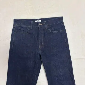 셀비지 청바지 레귤러 핏 유니클로 U 29