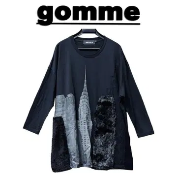 gomme 긴팔 T셔츠 BIG 사이즈 M 블랙