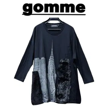 gomme 긴팔 T셔츠 BIG 사이즈 M 블랙