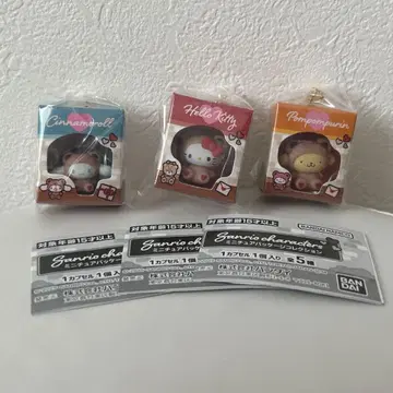 미니어처 패키지 컬렉션 헬로키티 시나모롤 폼폼푸딩