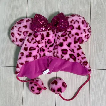 디즈니 팬캡 핑크 미니 새상품급