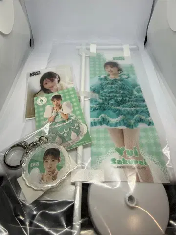 후르츠 지퍼 스키 복권 사쿠라이 유이 4점 세트