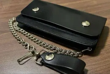 [ 천연 가죽 ] 트래커 지갑 일본제 지갑 체인 부속