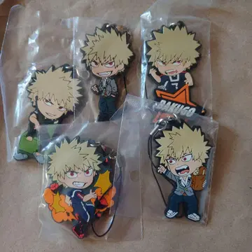 나의 히어로 아카데미아 제일복권 러버 스트랩 러버 참 바쿠고