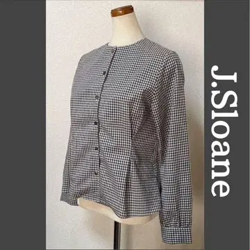 J. Sloane 제이 슬로우 코튼 100% 노카라 셔츠 M