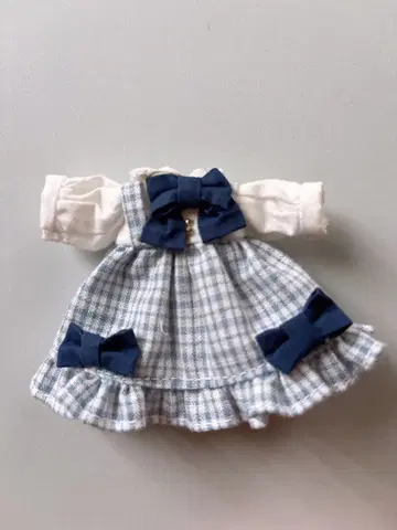 인형용 의류 원피스 넨도로이드돌 오비츠11 리본 파랑