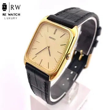 7-3356 SEIKO 아날로그 5P31-5D60 손목시계 골드/블랙