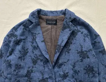 미즈이로 인드 플라워 프린트 롱 코트