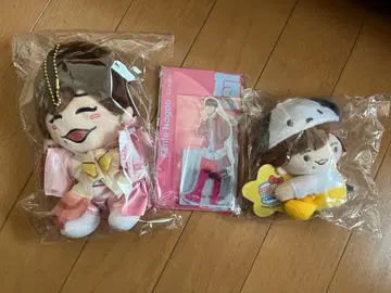 나니와단시 나가오 켄토 봉제 인형 아크릴 스탠드 마스코트 세트