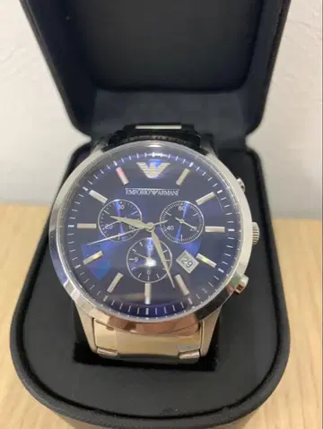 [ 배터리 방전 ] 엠포리오 아르마니 남성용 크로노그래프 워치