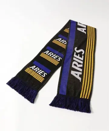 Aries 아리즈 No Problemo 블랙 머플러 스카프 새상품 택