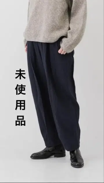 미사용품 카구레 핀스트라이프 이지 팬츠