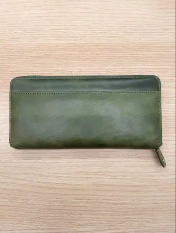 [ 새상품급 ] 그린 가죽 장지갑
