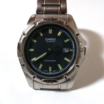 CASIO 쿼츠 방수 스테인리스 밴딩 시계
