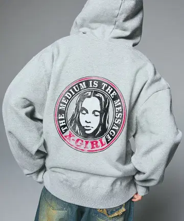 [ 레어 ] 새상품 배송비 포함 XGIRL 엑스걸 지퍼 후드티