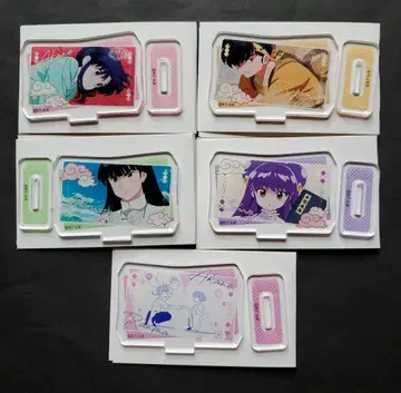 란마 1/2 트레이딩 아크릴 스탠드 5종 세트 시크릿 포함