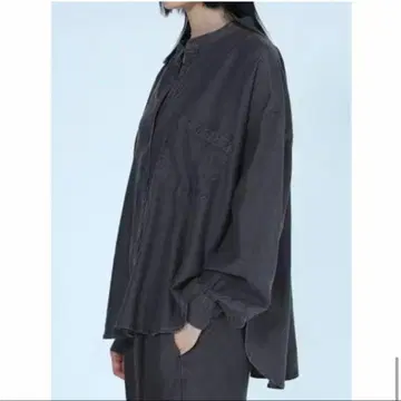 새상품 야마다야 LASUD 데님 라이크 텐셀 셔츠