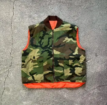 network camouflage pattern vest