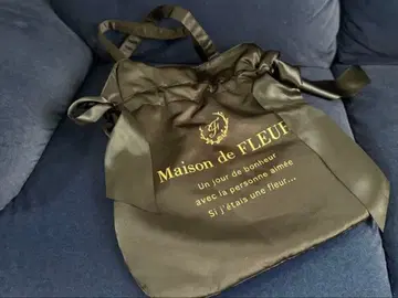 Maison de FLEUR 리본 포함 토트백