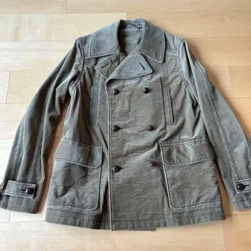 넘버나인 조지기 코듀로이 P 코트 베이지