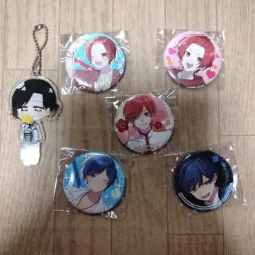 이레이스 캔뱃지 5개 키링 1개