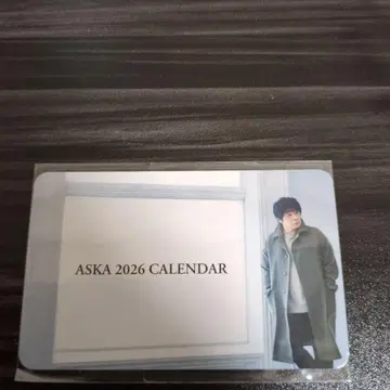 ASKA 달력 2026 CALENDAR 카드 사이즈