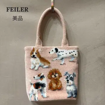 새상품급 FEILER 페이러 마이퍼피 미니 토트백 핑크