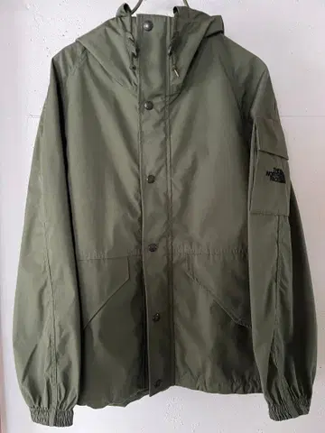THE NORTH FACE 마운틴 후드티 S 올리브