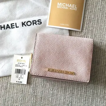 새상품 마이클코어스 MICHAEL KORS 3단 폴더형 지갑 핑크