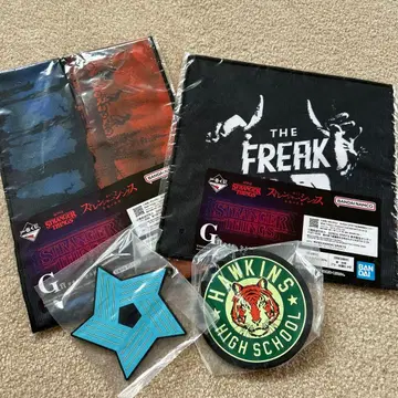 기묘한 이야기 타월 러버 코스터 세트