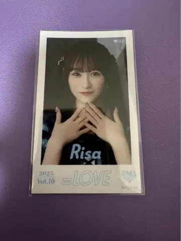 =LOVE 이코러브 미니 포토 카드 vol.10 오토시마 리사 레어 카드
