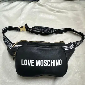 LOVE MOSCHINO 바디백 블랙 GENUINE LEATHER